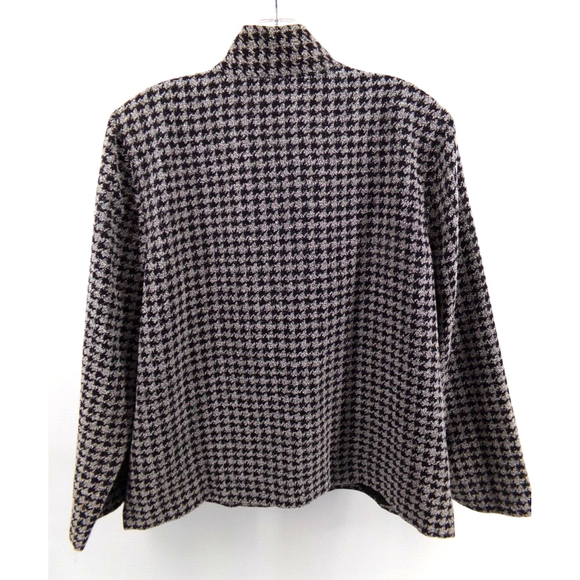 Drapers and Damons Women’s P Large Jacket Blazer  Black and white Zip Up - Picture 5 of 7